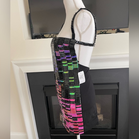 Attico Rue Mini Dress NEW - Picture 8 of 13